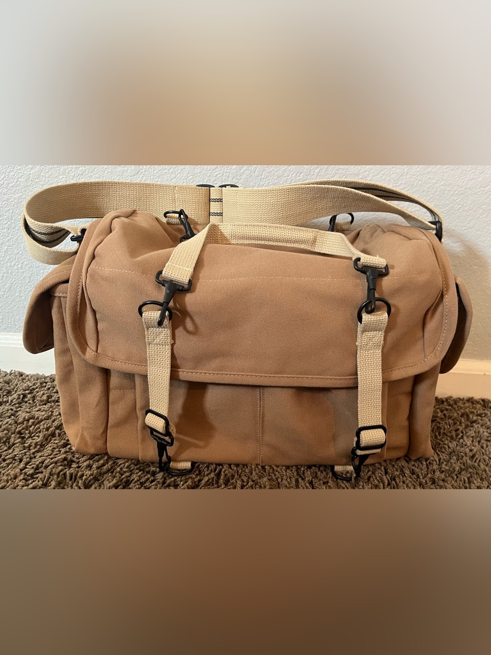 Domke F-7 Double AF camera bag in sand